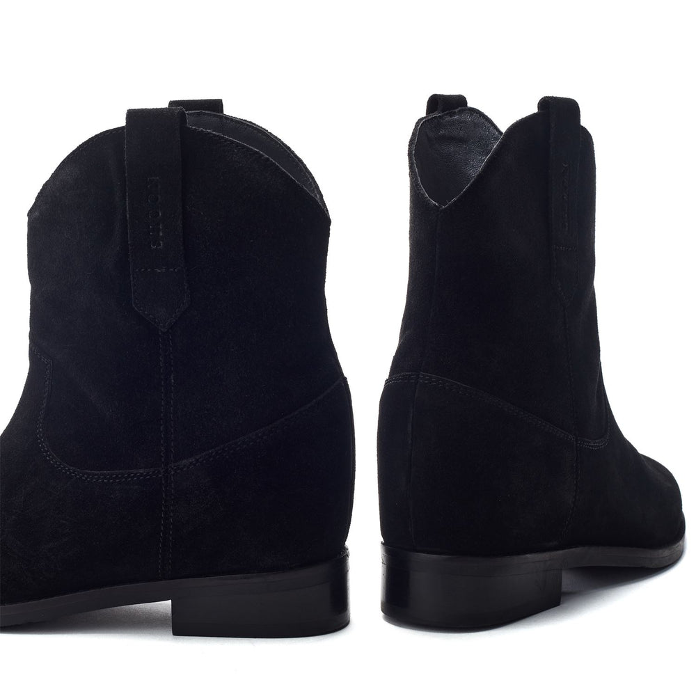 Sh Gallop Black Suede Boots