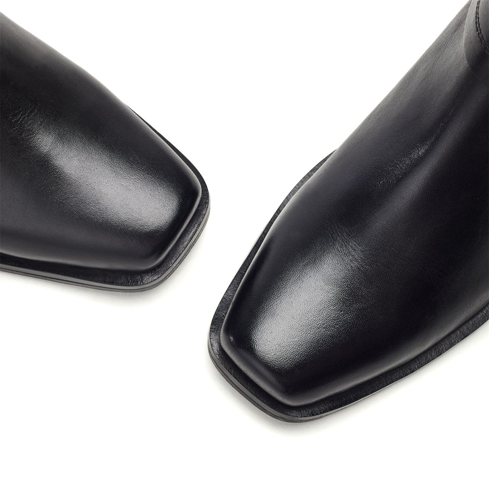 Sh Gee Black Leather Boots
