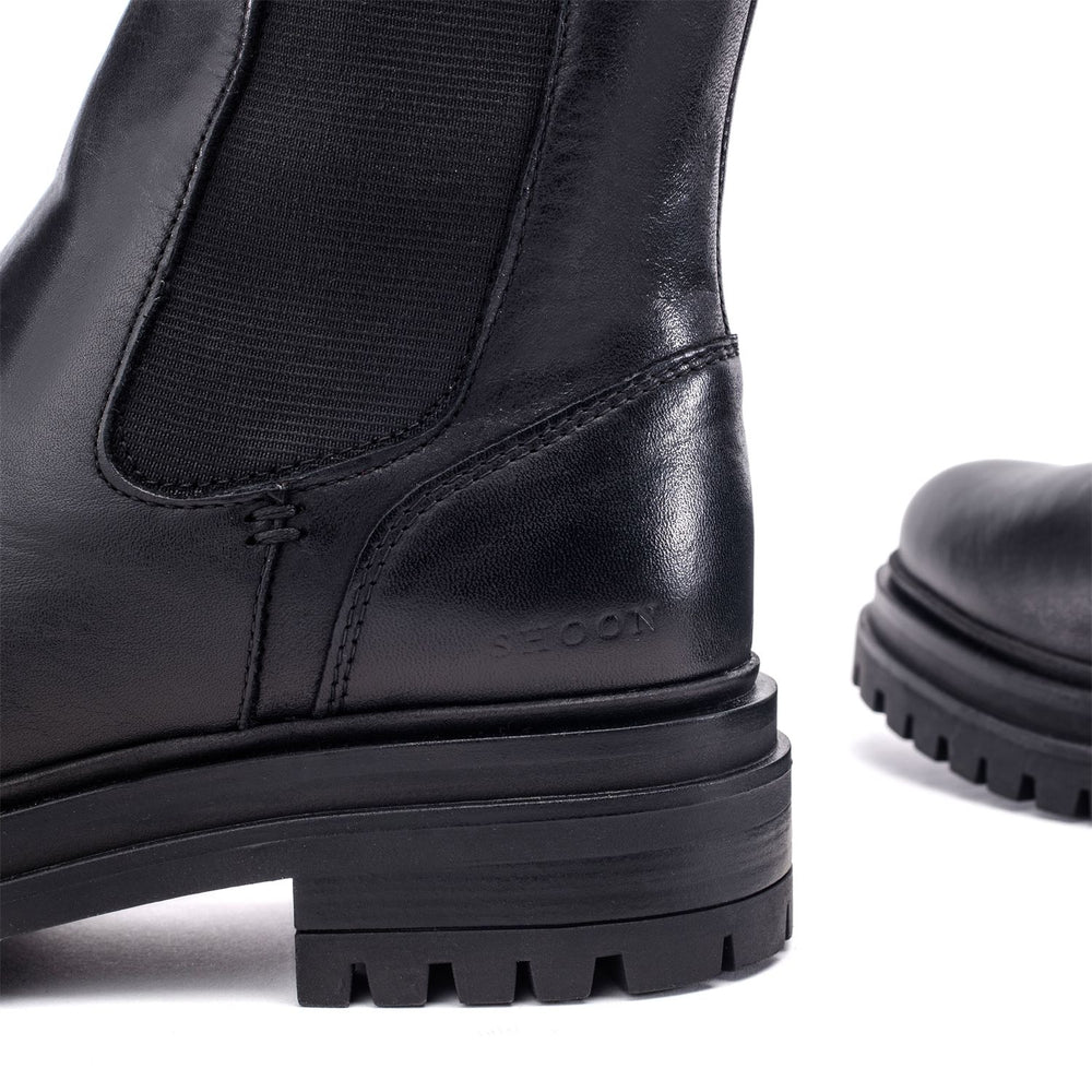 Sh Giiia Black Leather Boots