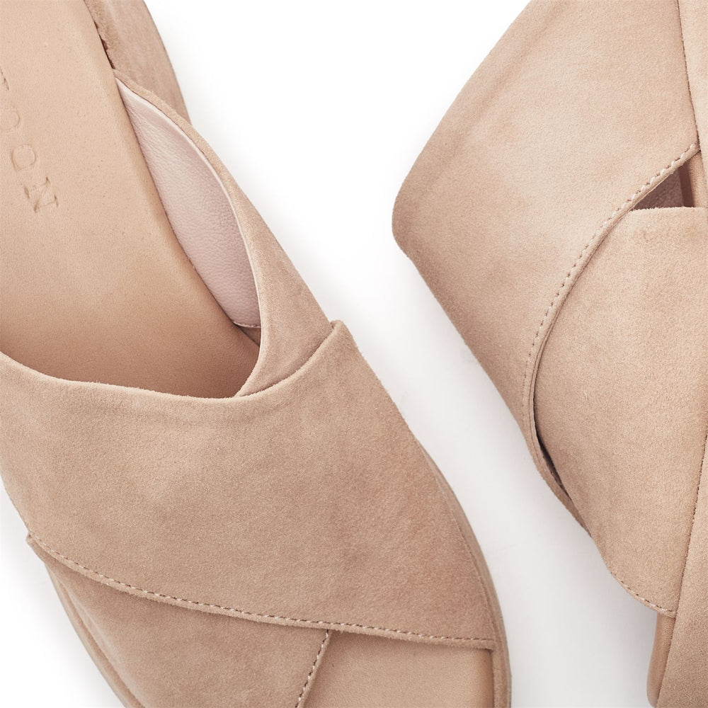 Sh Grange Stone Suede Sandals