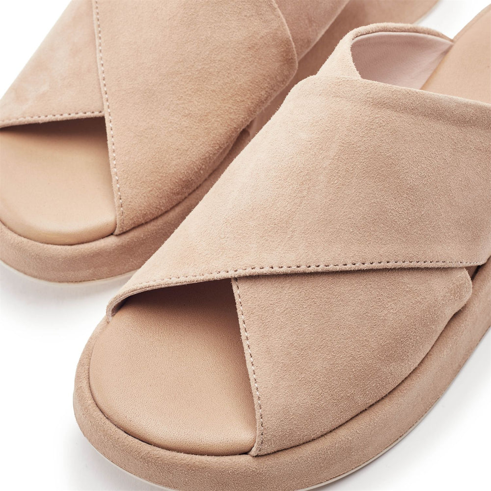 Sh Grange Stone Suede Sandals
