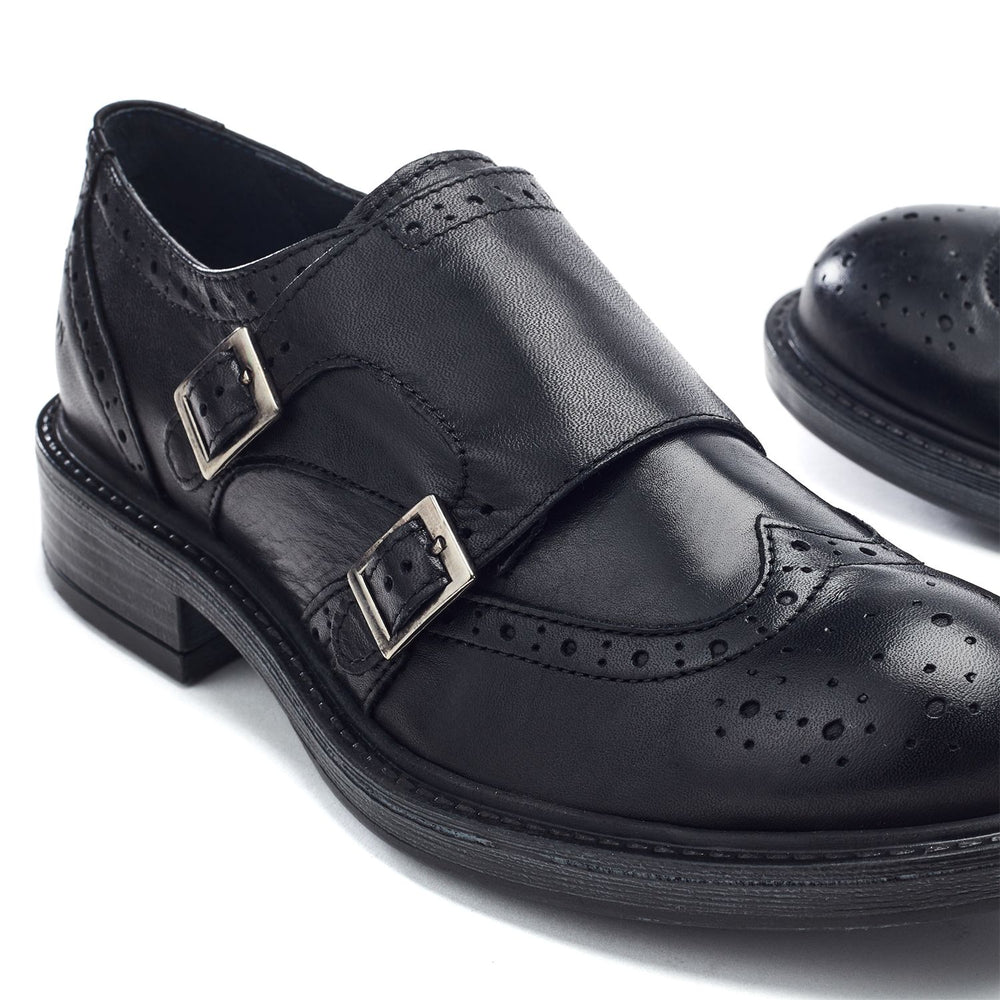 Sh Idle Black Leather Shoes