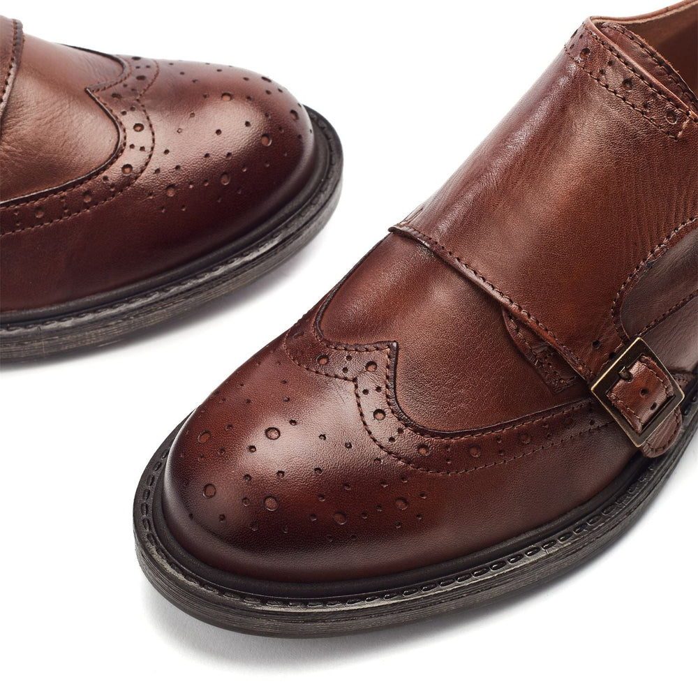 Sh Idle Tan Leather Shoes