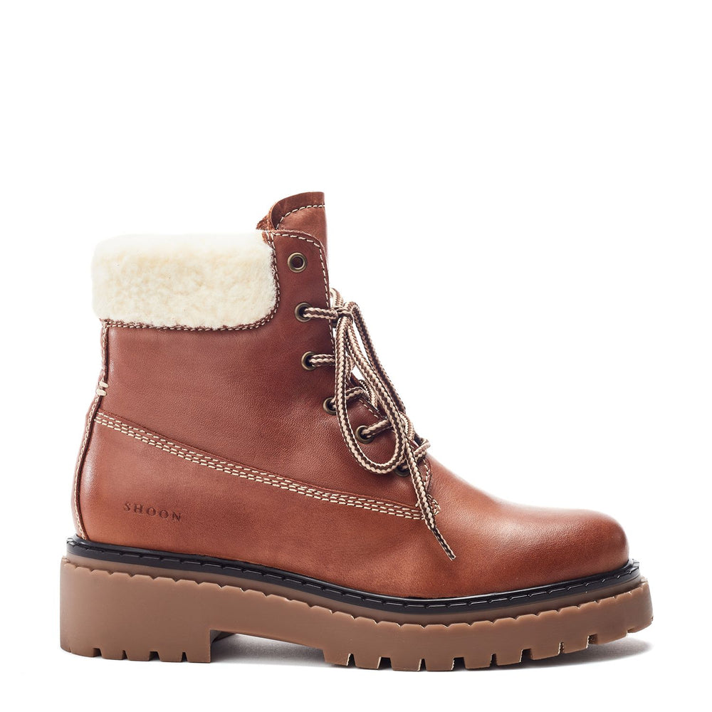 Sh Ilder Tan Leather Boots