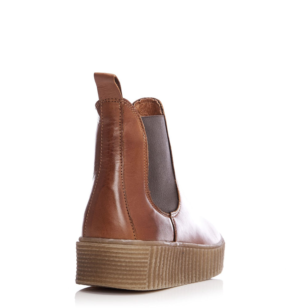 Sh Illom Tan Leather Boots