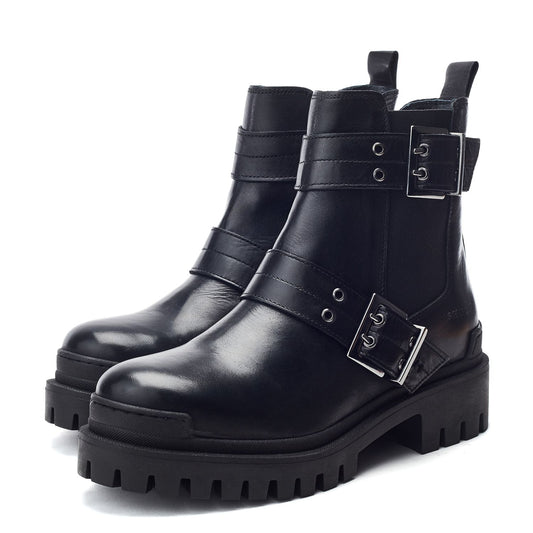 Sh Ilroy Black Leather Boots