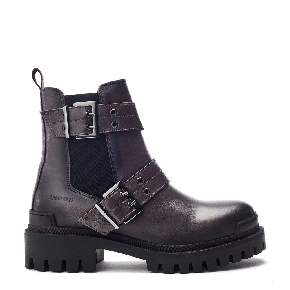 Sh Ilroy Grey Leather Boots