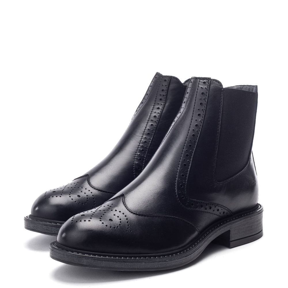 Sh Imber Black Leather Boots