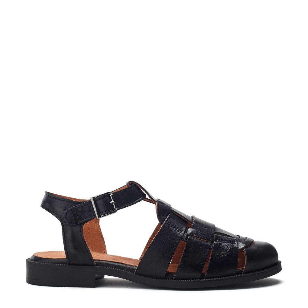 Sh Imelda Black Leather Shoes