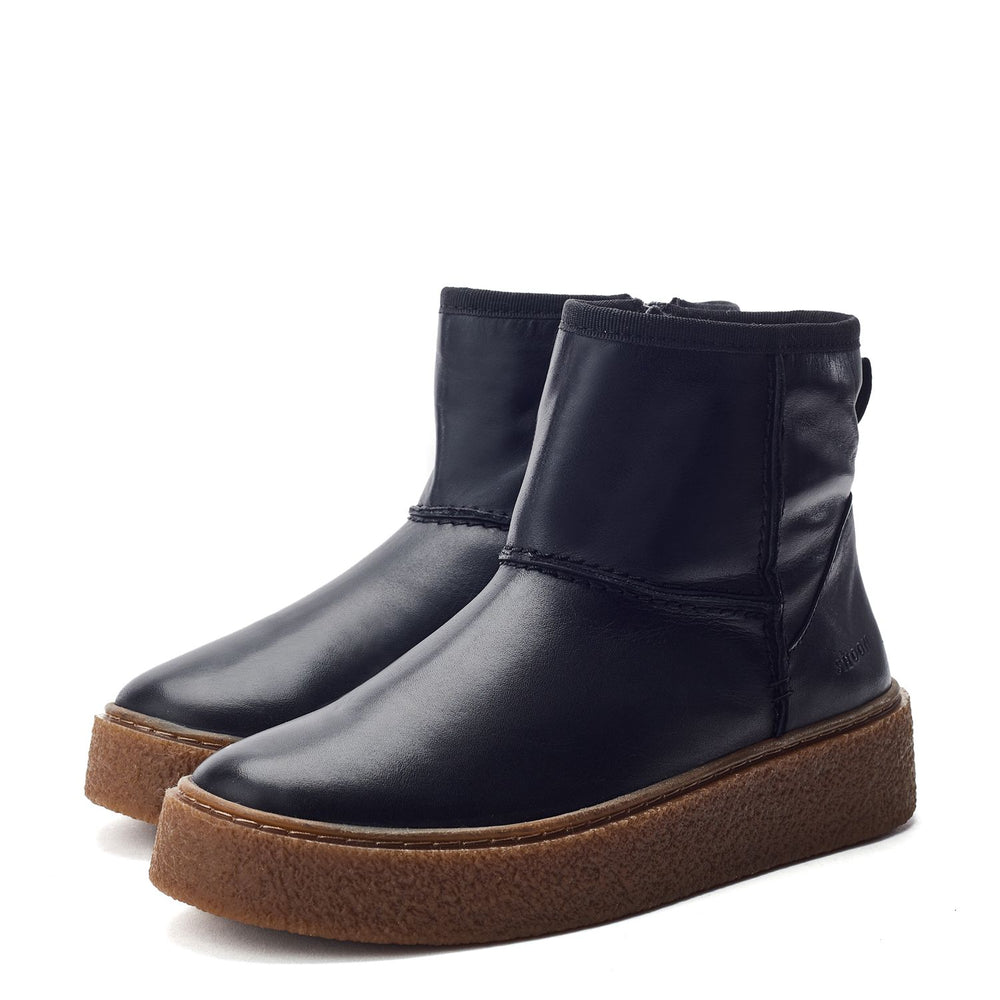 Sh Immy Black Leather Boots