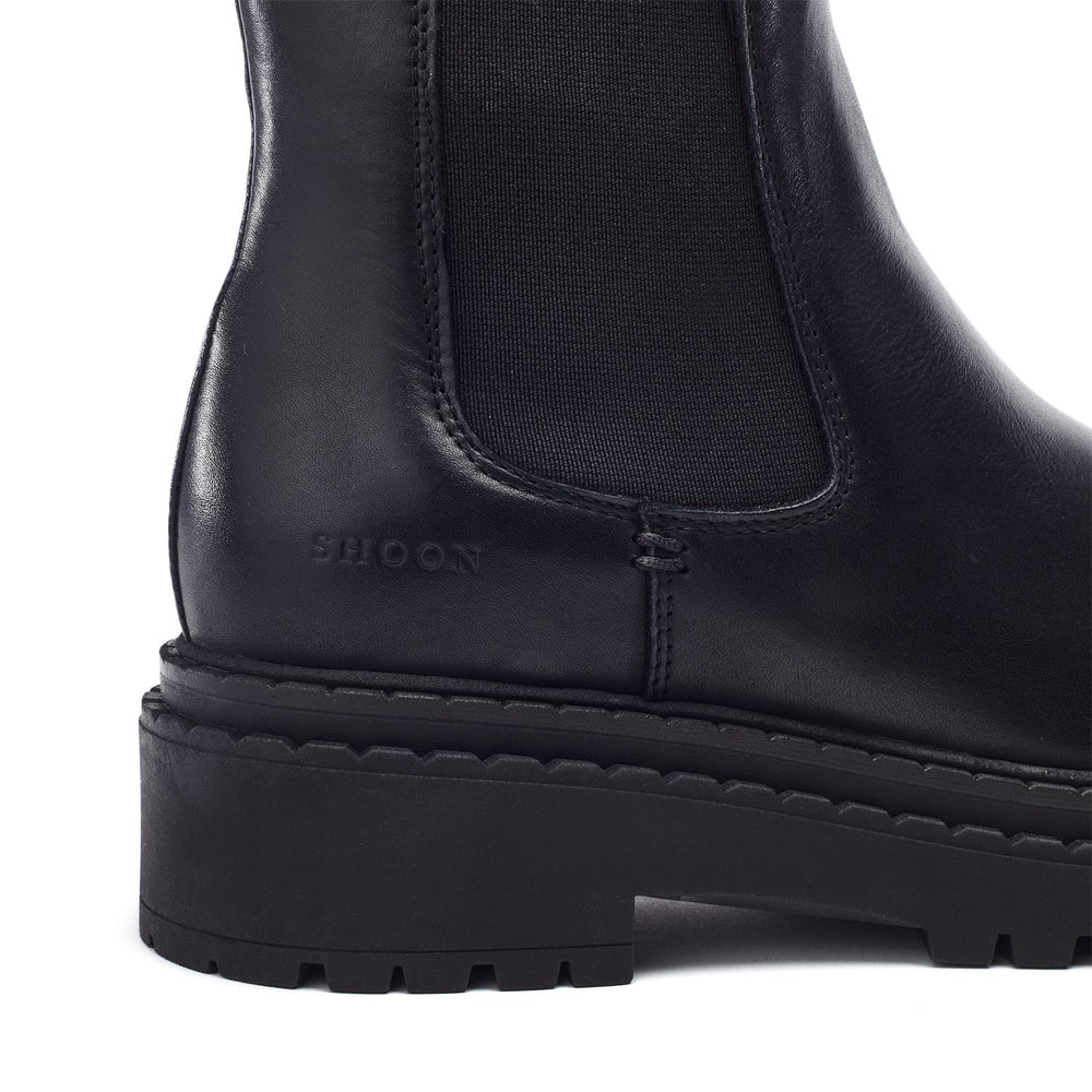 Sh Imola Black Leather Boots