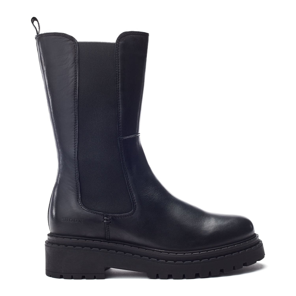 Sh Imola Black Leather Boots