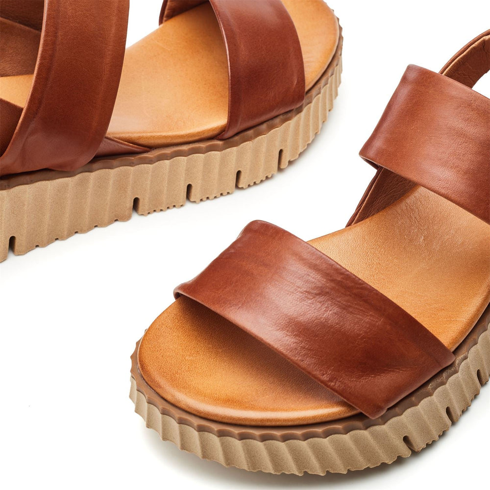 Sh Indiana Tan Leather Sandals