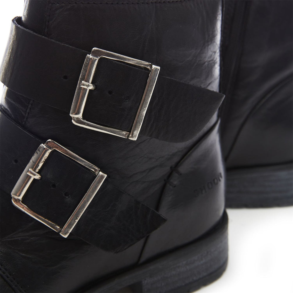 Sh Irving Black Leather Boots