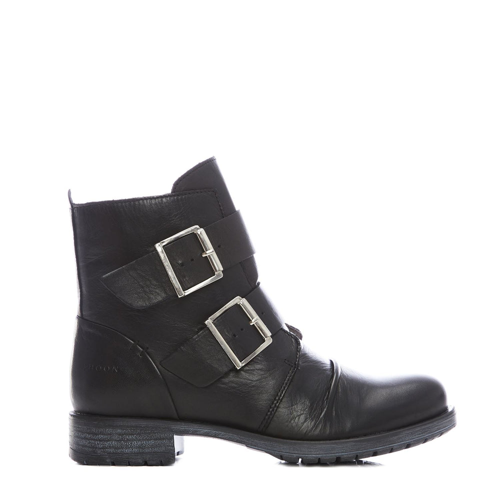 Sh Irving Black Leather Boots
