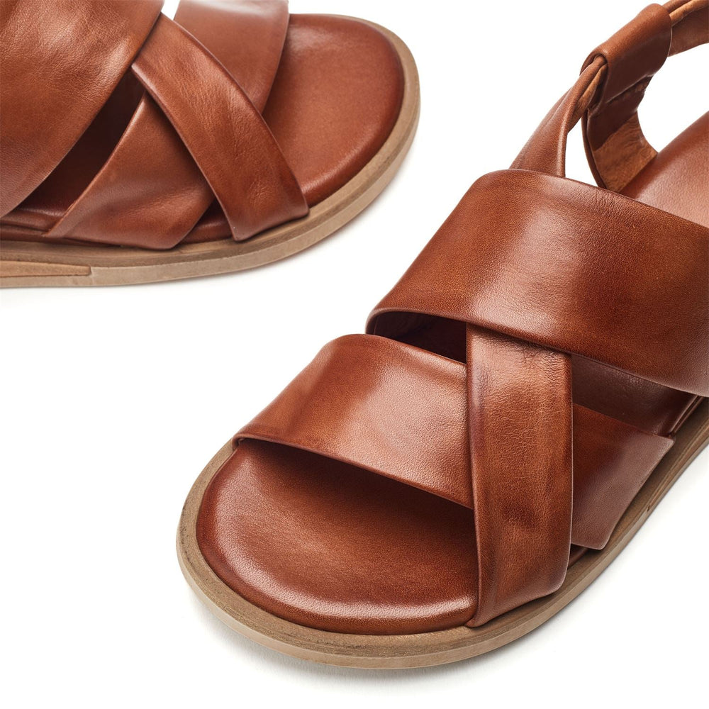Sh Iver Tan Leather Sandals