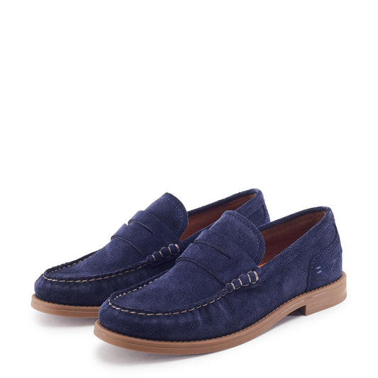 Sh Izzy Navy Suede Shoes