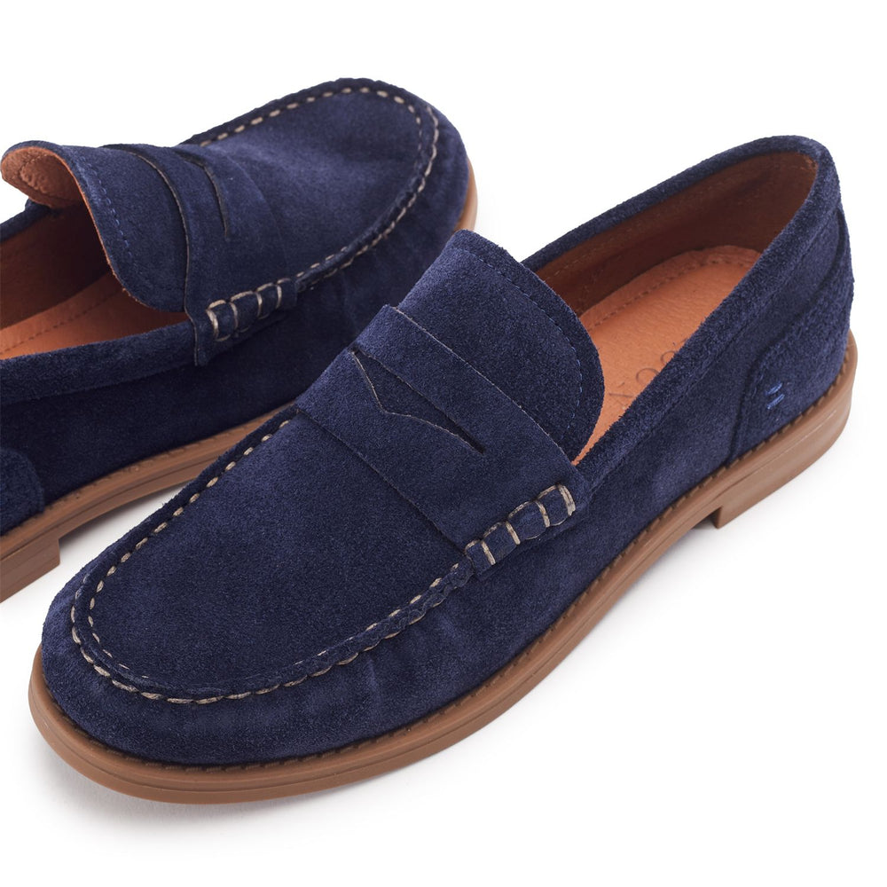 Sh Izzy Navy Suede Shoes