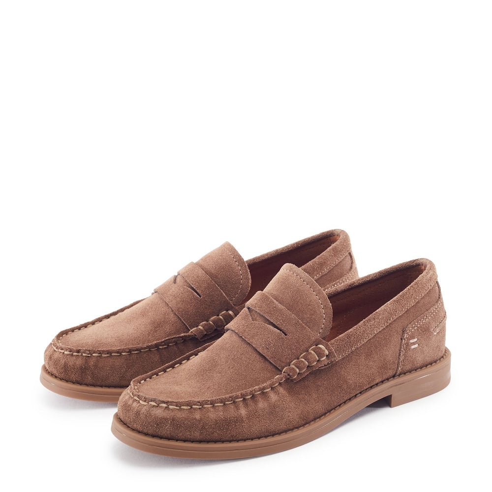 Sh Izzy Taupe Suede Shoes