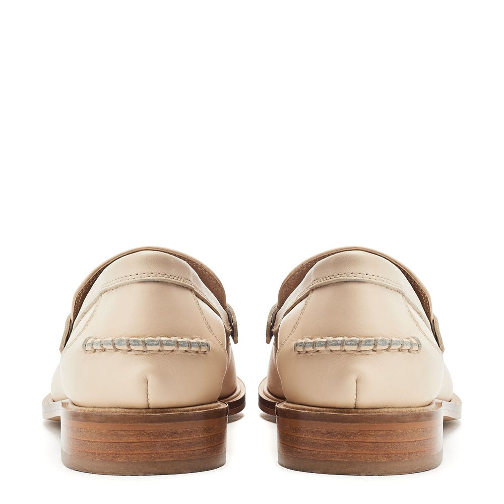 Sh Loire Beige Leather Shoes