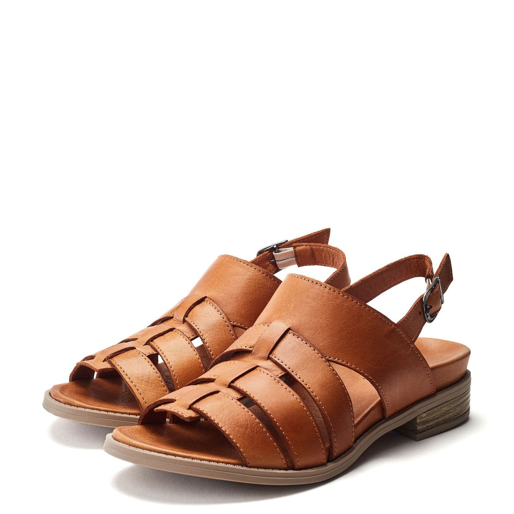 Sh Mere Tan Leather Sandals