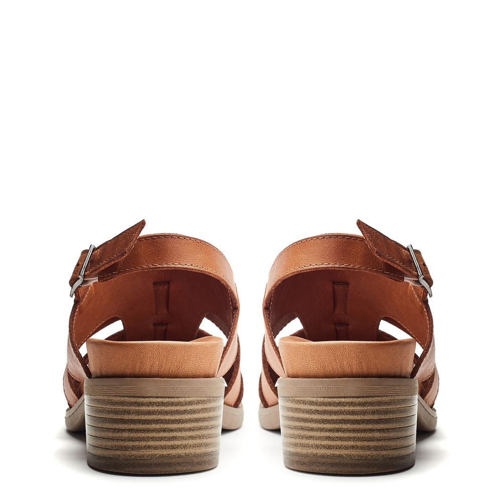 Sh Mere Tan Leather Sandals