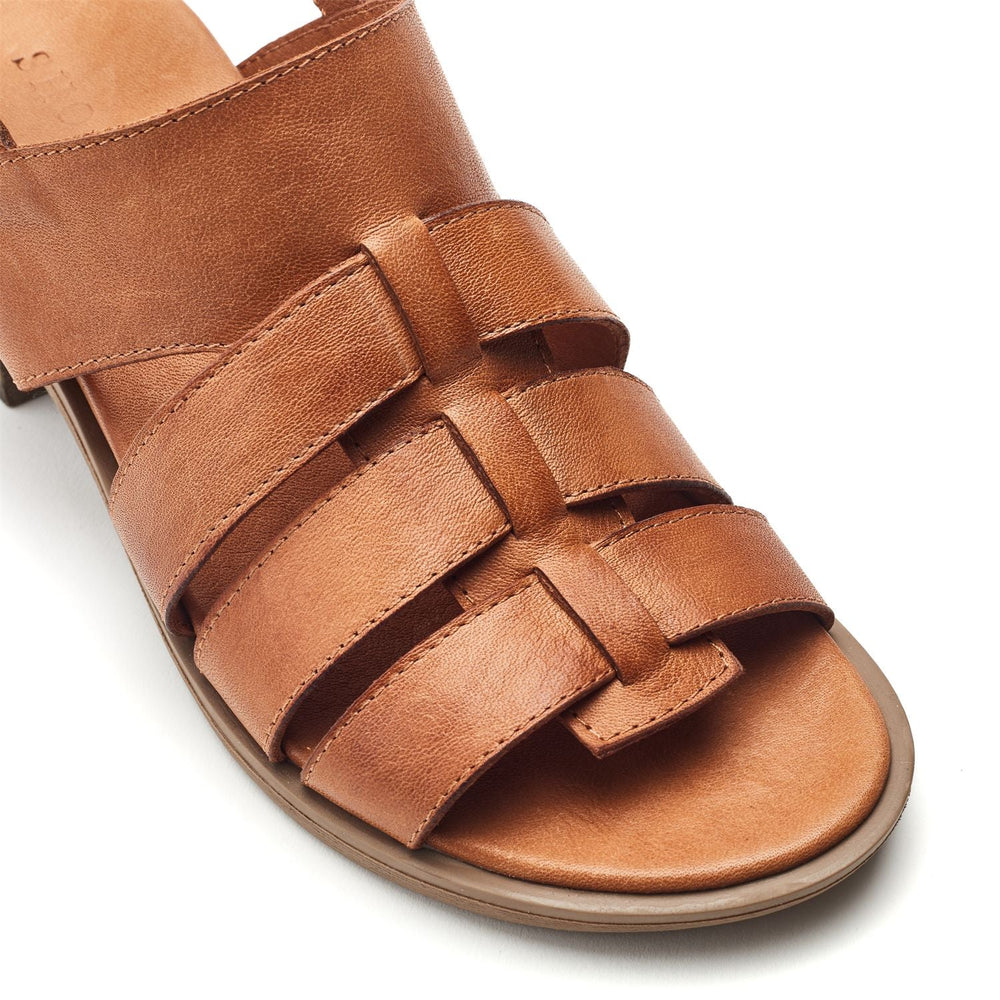 Sh Mere Tan Leather Sandals