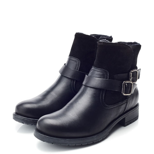 Sh Oakridge Black Leather Boots
