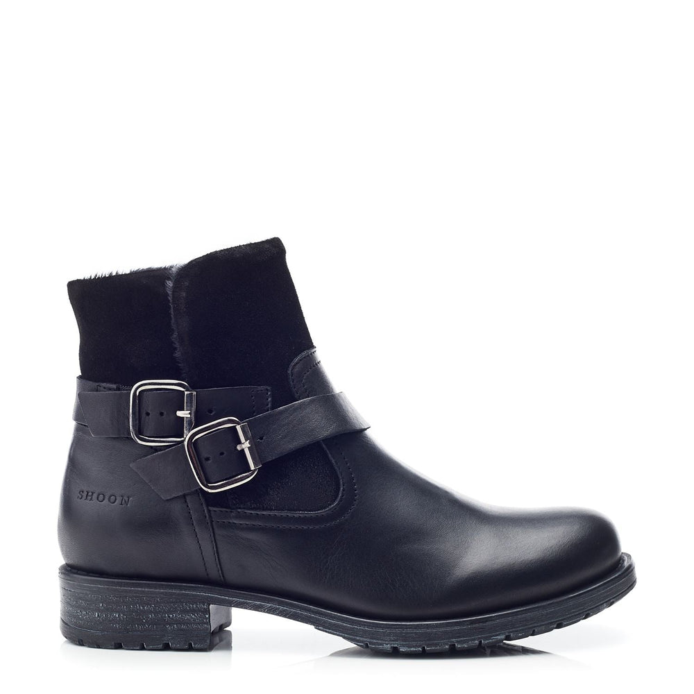 Sh Oakridge Black Leather Boots