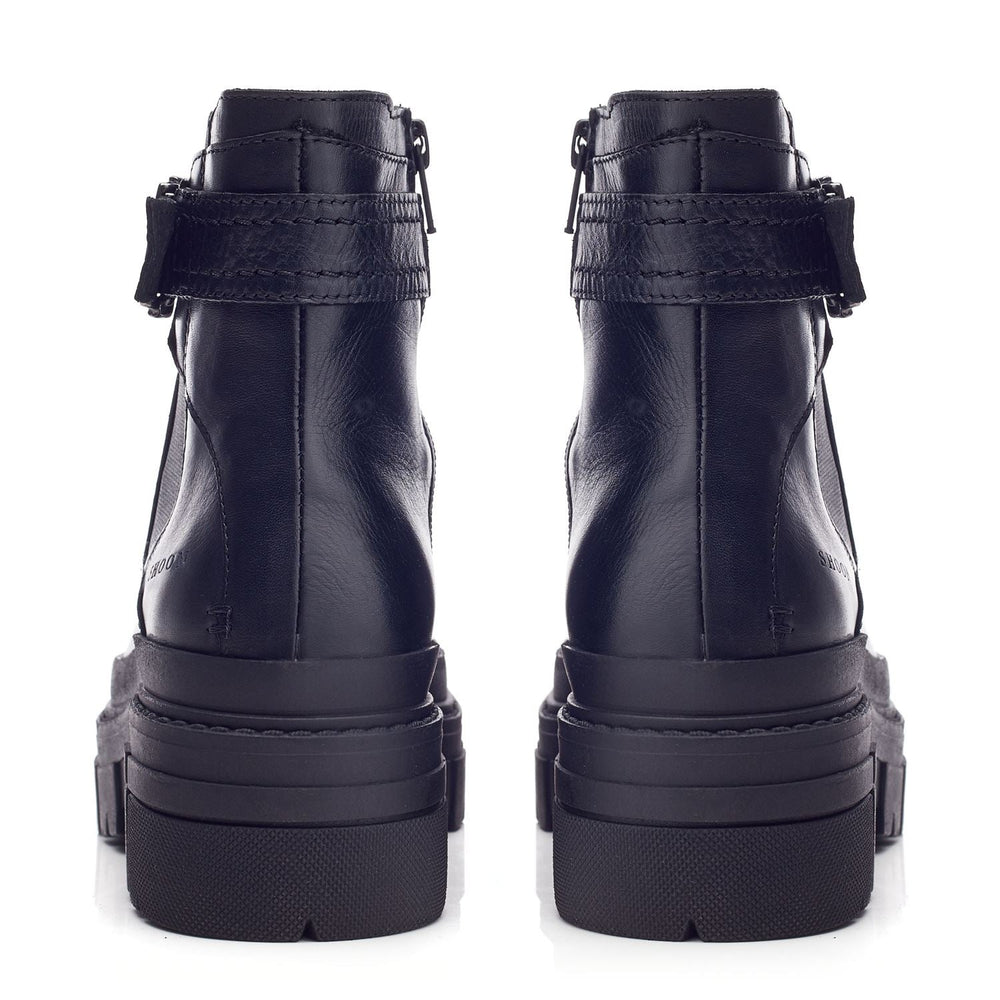 Sh Oller Black Leather Boots