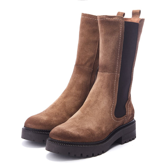 Sh Olmeto Tan Suede Boots