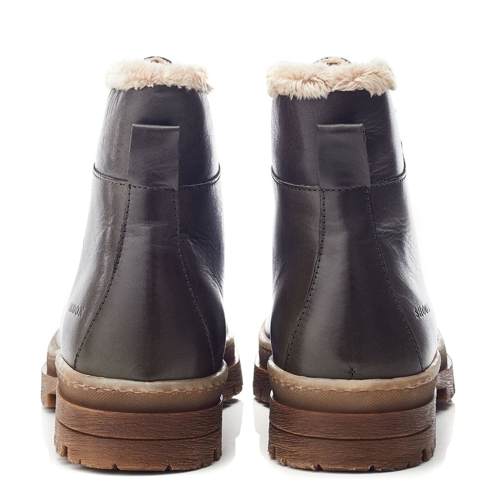 Sh Onella Olive Leather Boots