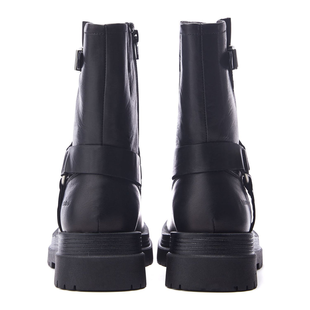 Sh Orleton Black Leather Boots