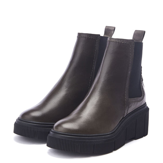 Sh Otago Olive Leather Boots