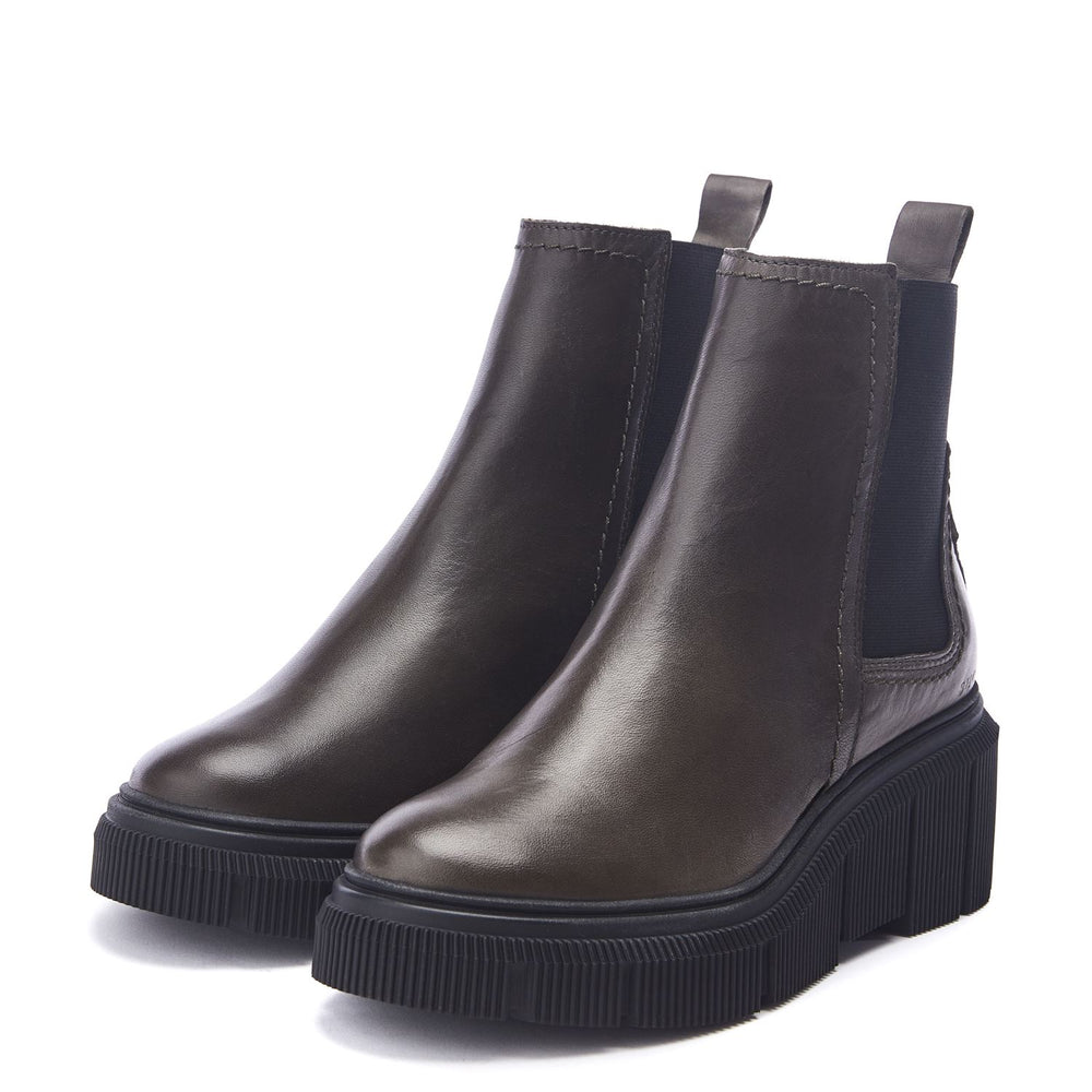 Sh Otago Olive Leather Boots
