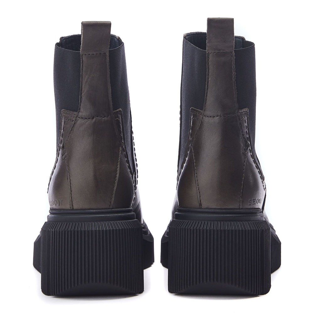 Sh Otago Olive Leather Boots