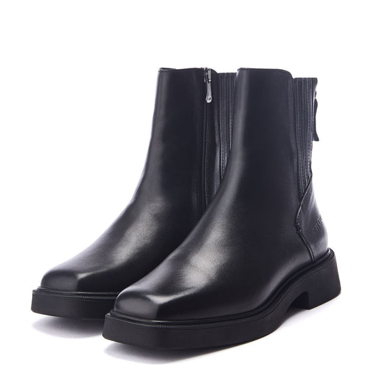 Sh Palmeras Black Leather Boots