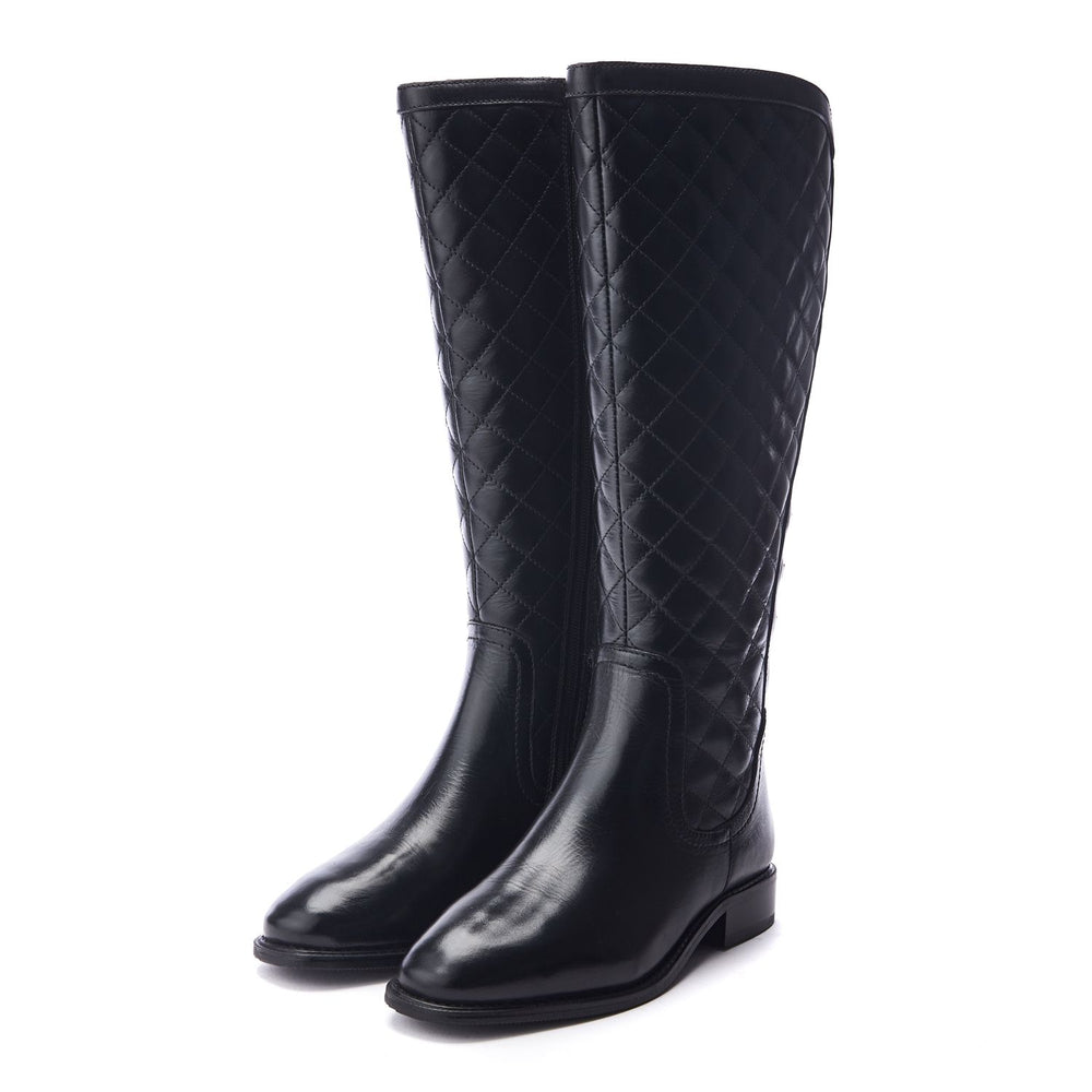 Sinclair Black Leather Boots