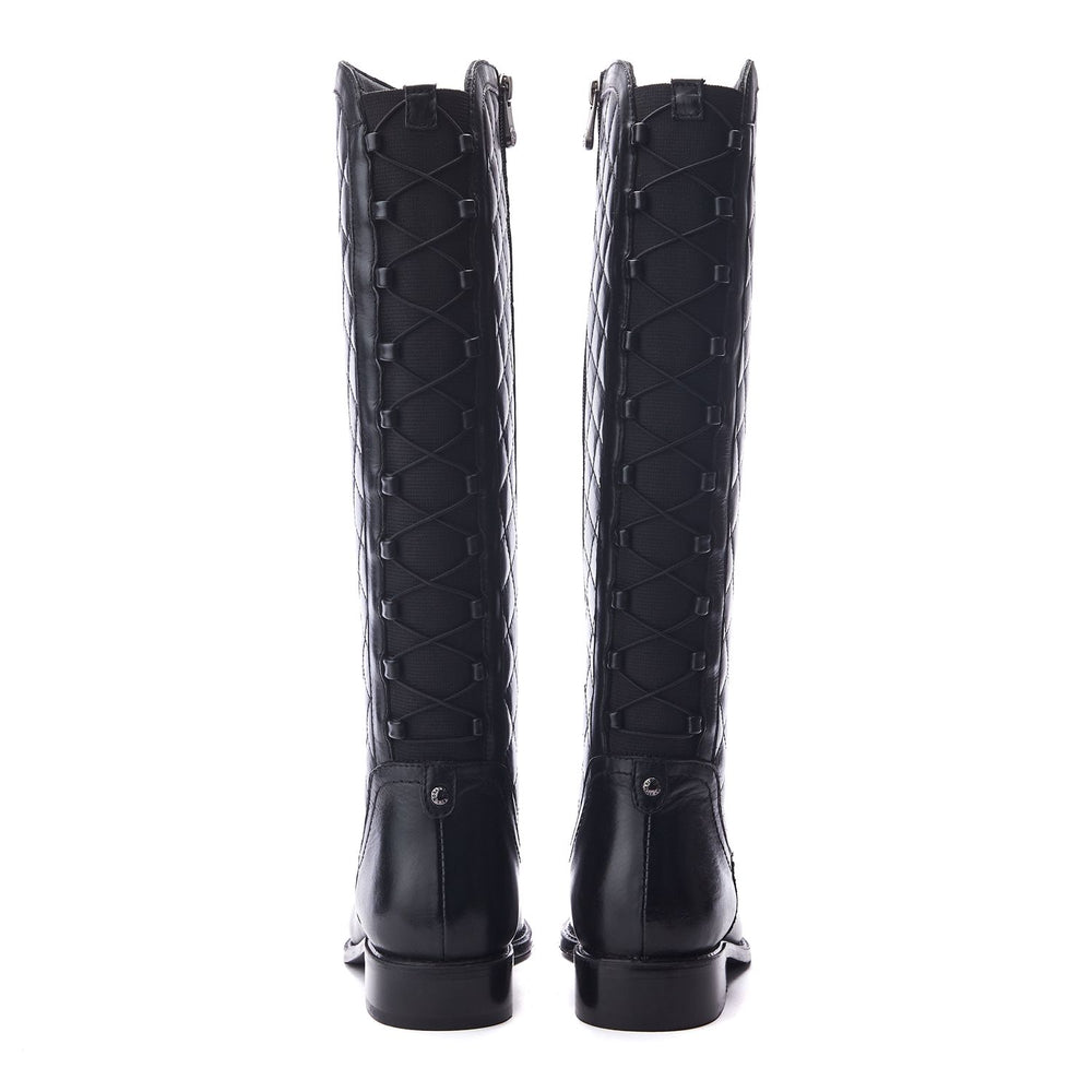 Sinclair Black Leather Boots
