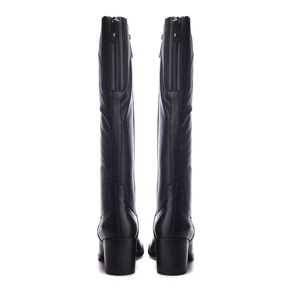 Soleene Black Leather Boots