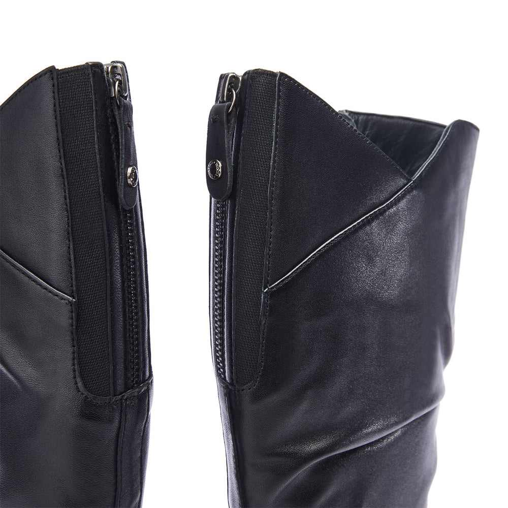 Soleene Black Leather Boots