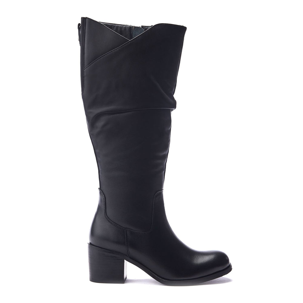 Soleene Black Leather Boots