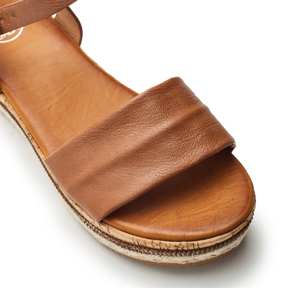 Solelii Camel Porvair Sandals