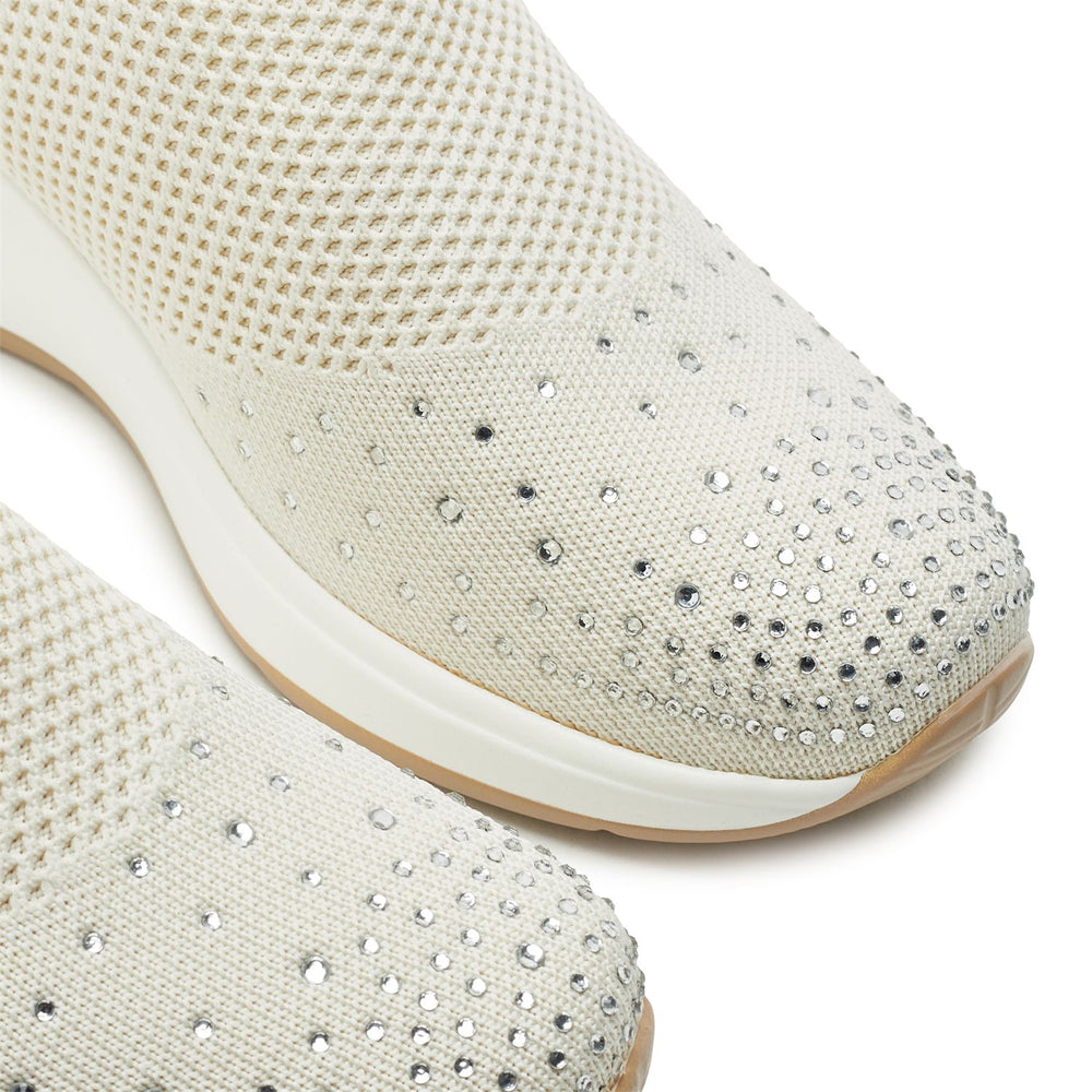 Solvia Beige Porvair Trainers