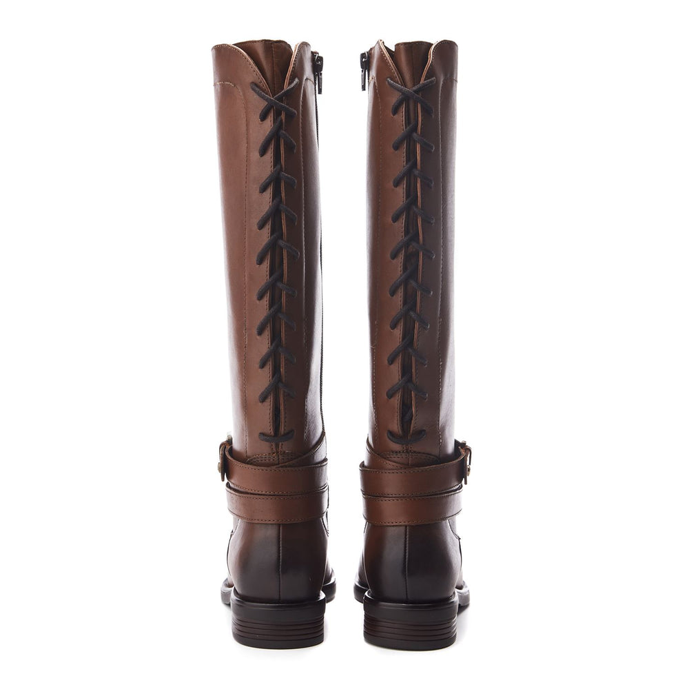 Somain Tan Leather Boots