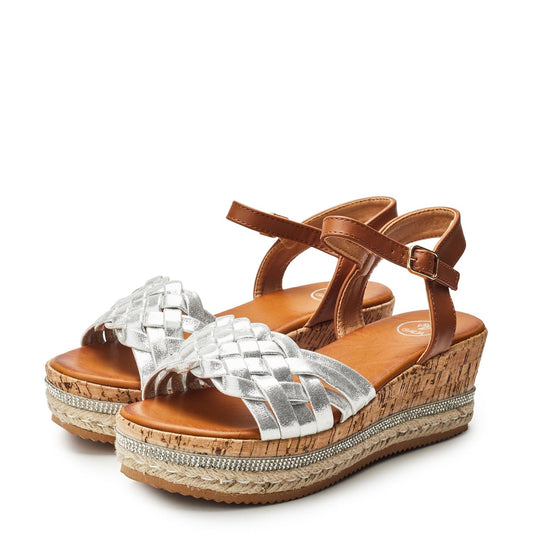 Sonal Silver Porvair Sandals