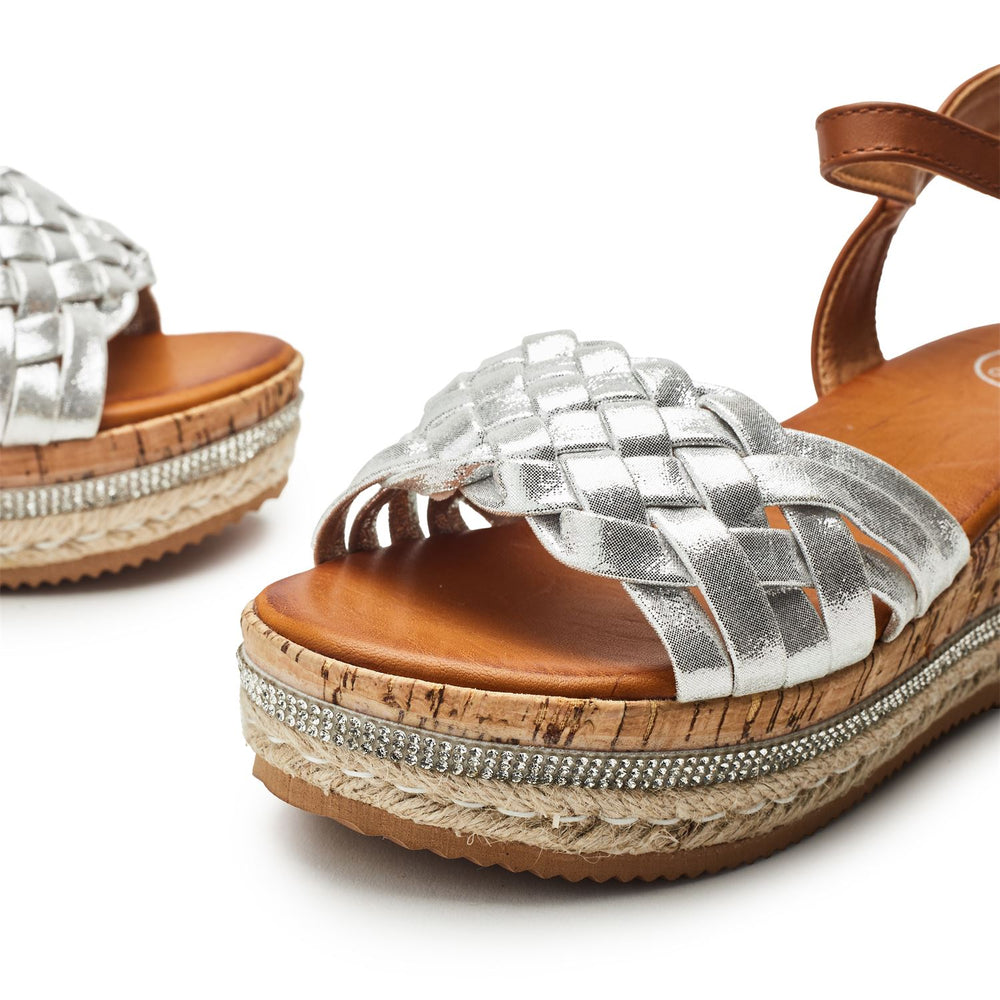 Sonal Silver Porvair Sandals