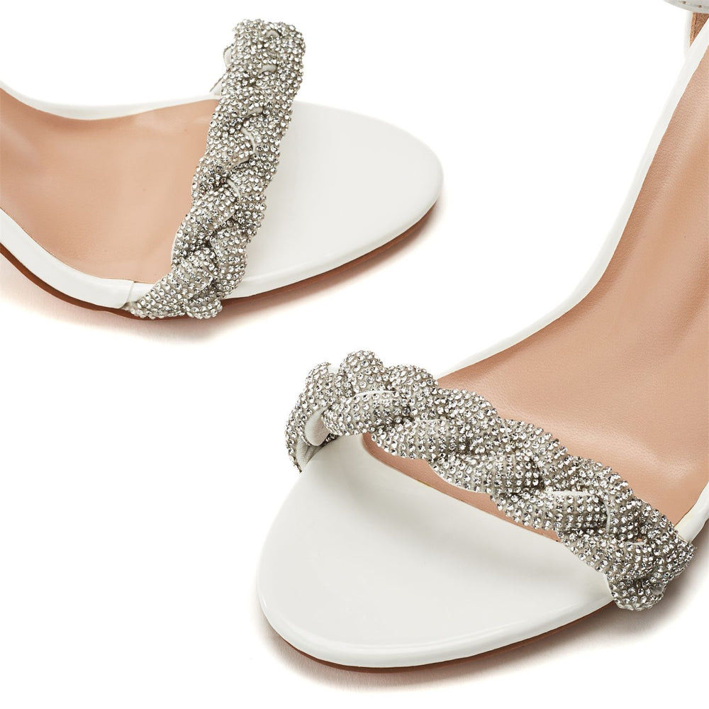 Sonnia White Porvair Sandals