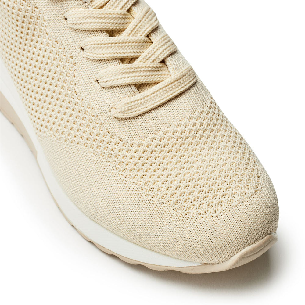 Sorelia Beige Porvair Trainers
