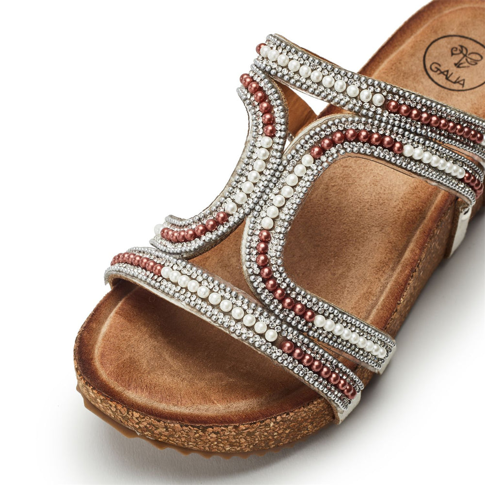 Sorrel Grey Alcantara Sandals